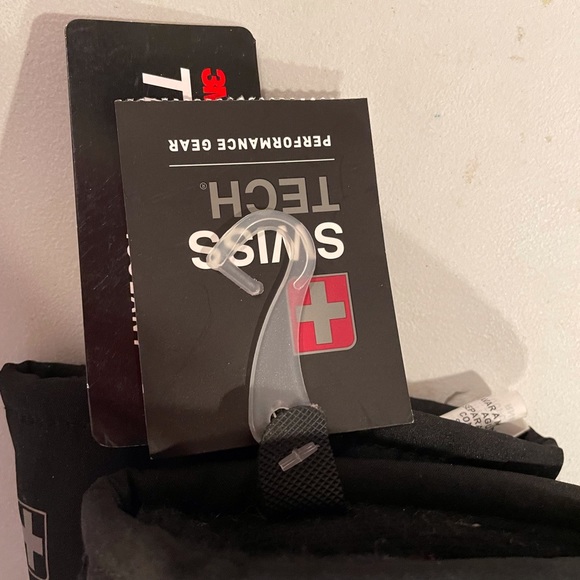 NWT Swiss Tech Performance Gear Softshell Ski Gloves Rich Black - Size: L/XL - Picture 5 of 7